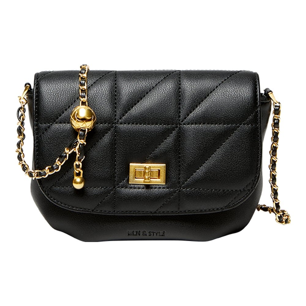 Nalandu - Sac à bandoulière 'Monaco Trendy Triangle Quilted Chain' pour Femmes