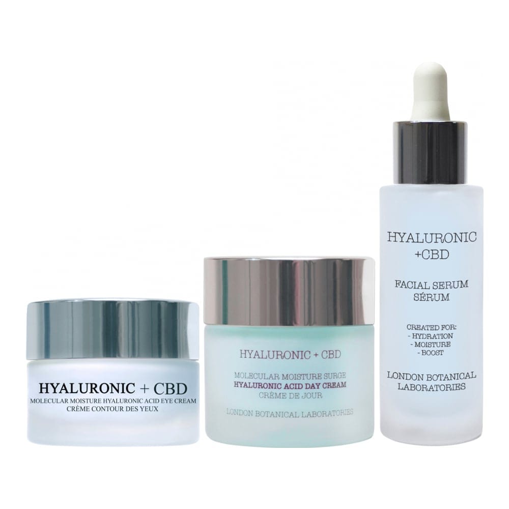 London botanical laboratories - Coffret de soins de la peau 'Lbl- Hyaluronic + CBD Dream ( Serum + Moisturiser + Eye )' - 3 Pièces