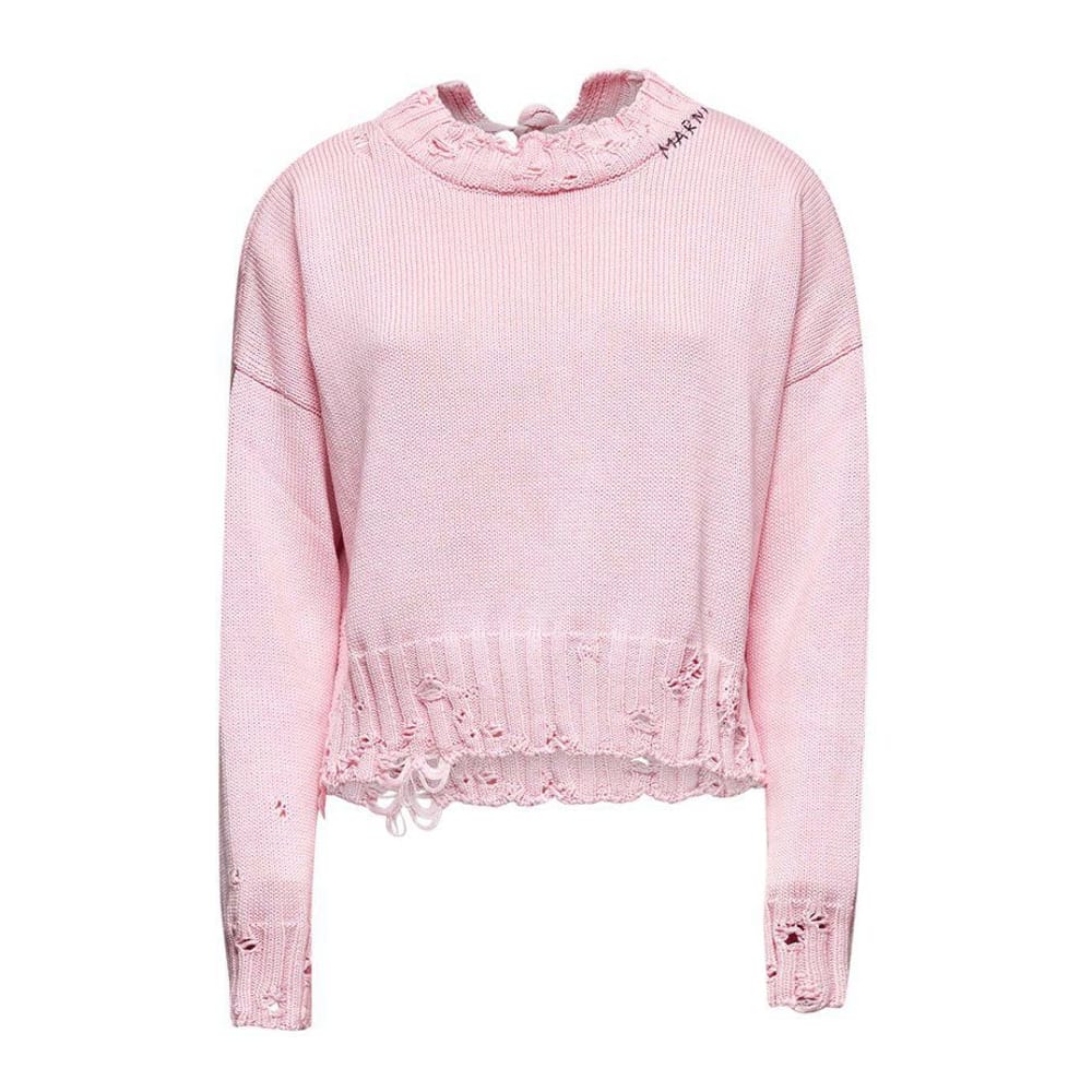 Marni - Pull 'Distressed Knitted Slef-Tied' pour Femmes