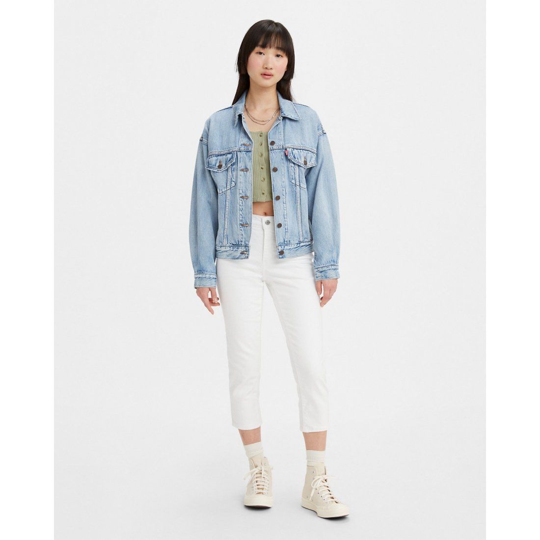 Levi's - Jeans skinny '311 Shaping Capri' pour Femmes