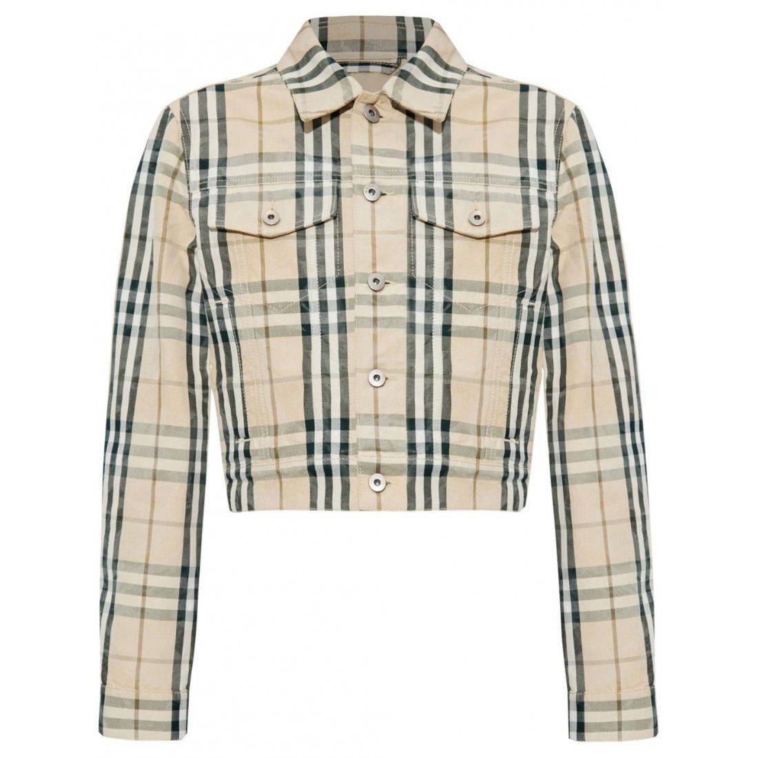 Burberry - Veste courte 'Check Pattern' pour Femmes