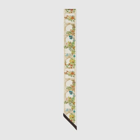 Gucci - Foulard en soie 'Printed' pour Femmes