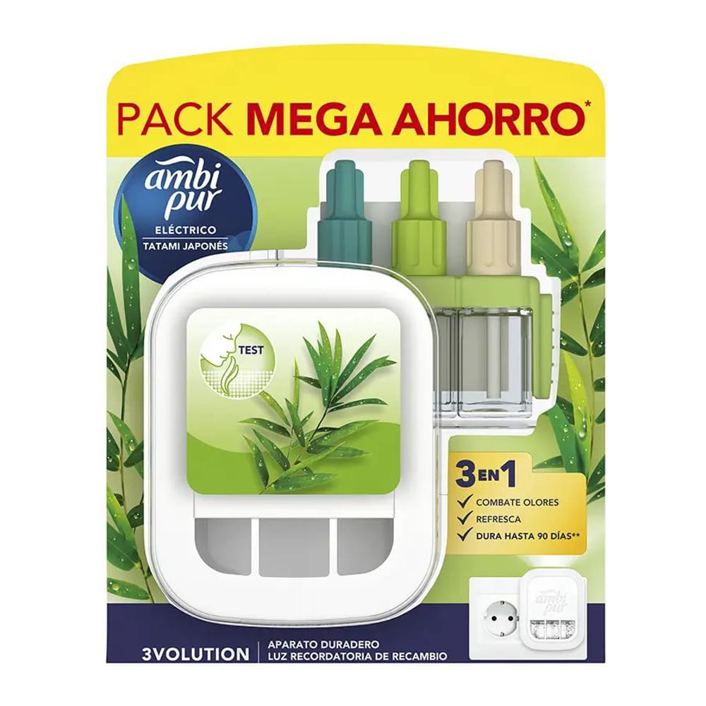 Ambi pur - Recharge de désodorisant '3Volution Electric' - Japanese Tatami 20 ml