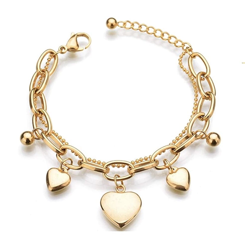 Liv oliver - Bracelet 'Heart Charm' pour Femmes