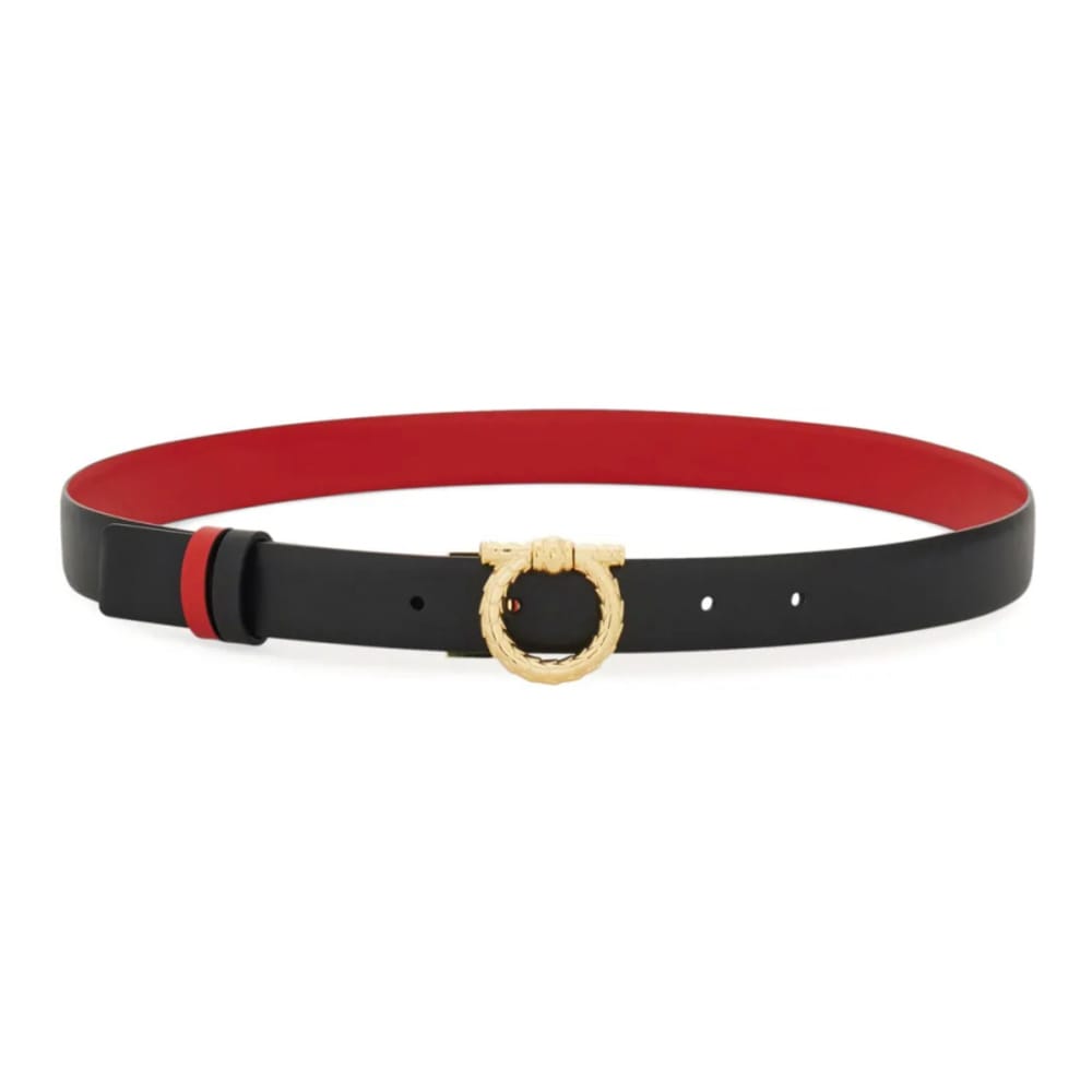 Ferragamo - Ceinture 'Gancini Reversible' pour Femmes