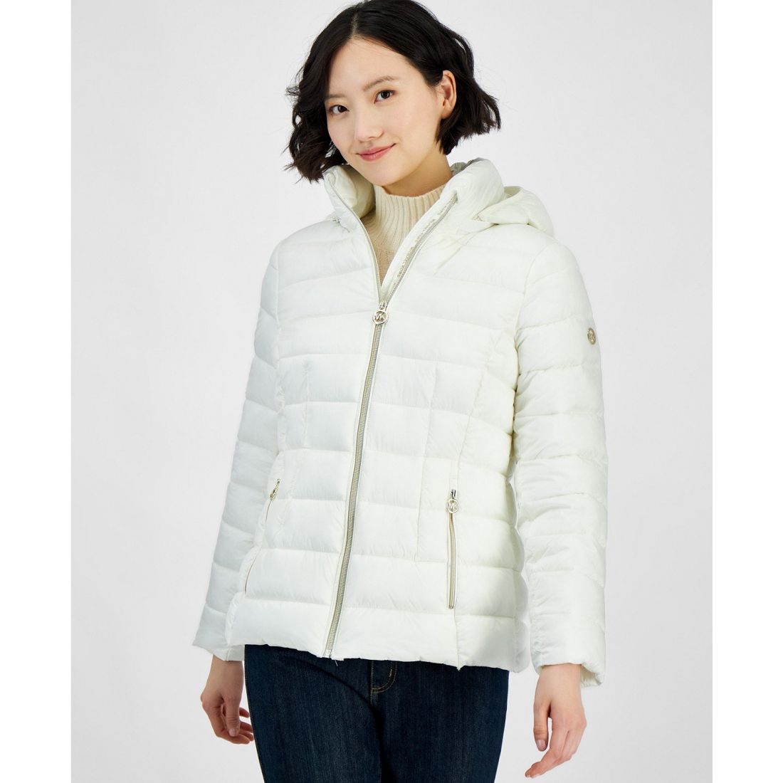 Michael kors - Manteau matelassé 'Hooded Zip Packable Down' pour Femmes