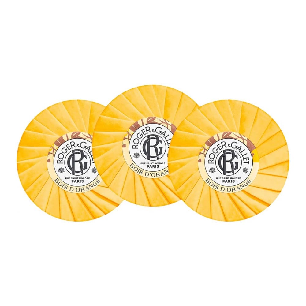 Roger&gallet - Savon parfumé 'Bois d'Orange' - 100 g, 3 Pièces