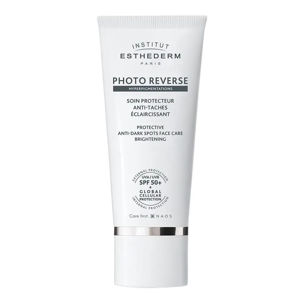 Institut esthederm - Traitement Anti-Taches 'Photo Reverse Protective Face Care Brightening SPF50+' - 50 ml