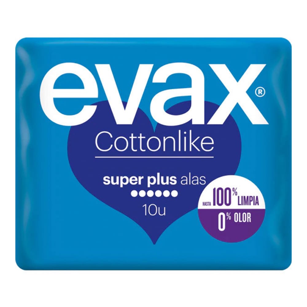 Evax - Disques à rabat 'Cottonlike' - Super Plus 10 Pièces