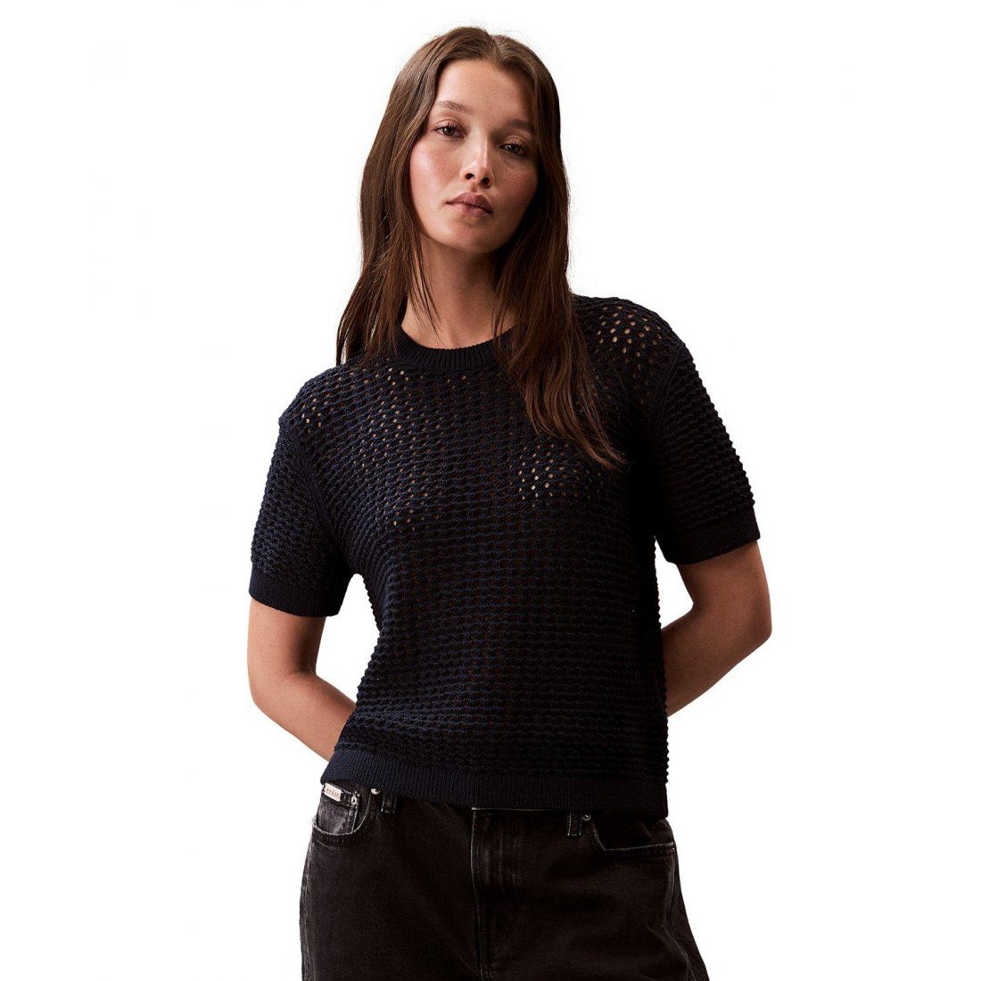Calvin klein jeans - Femmes's 'Open-Stitch' T-shirt