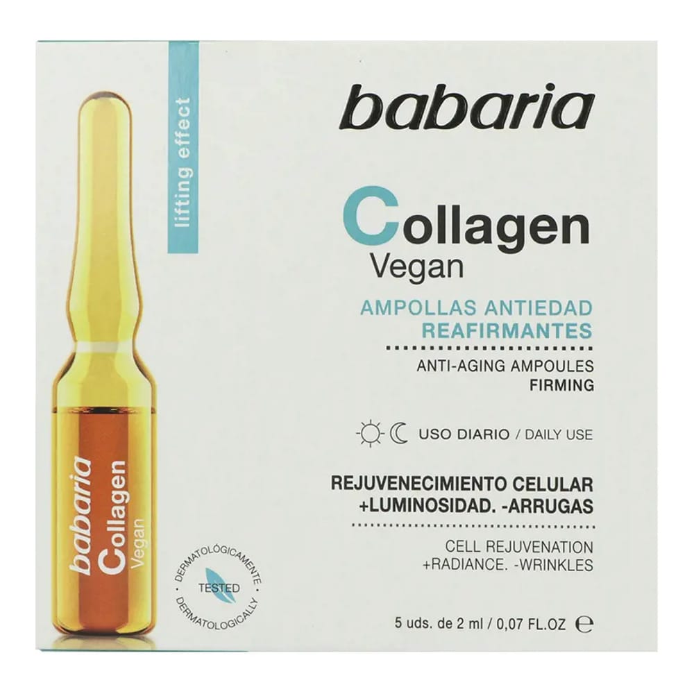 Babaria - Ampoules anti-âge 'Vegan Collagen Intense Firming' - 5 Pièces, 2 ml