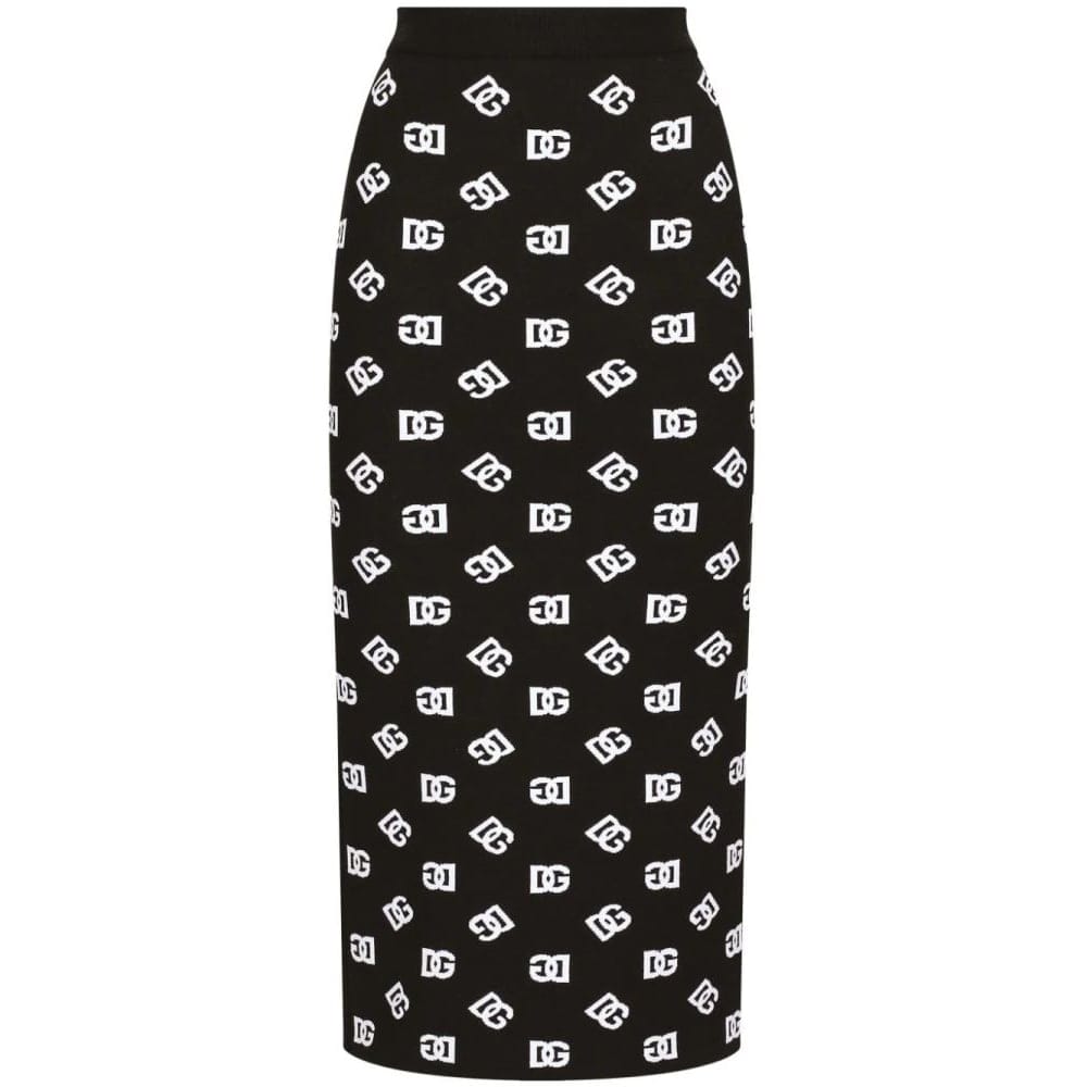 Dolce&gabbana - Jupe Midi 'Logo' pour Femmes
