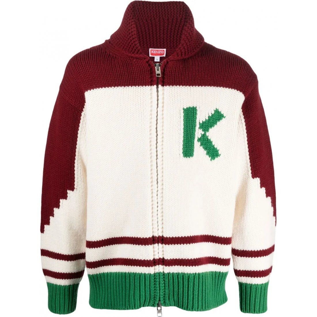 Kenzo - Cardigan 'Floral-Intarsia' pour Hommes