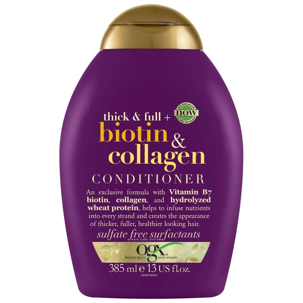 Ogx - Après-shampoing 'Biotin & Collagen' - 385 ml