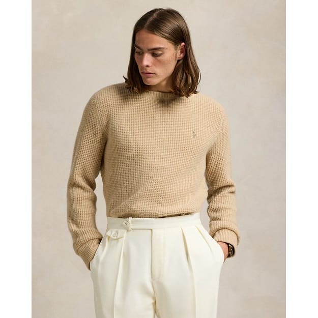 Polo ralph lauren - "'Waffle-Knit Wool-Alpaca Sweater' pour Hommes"