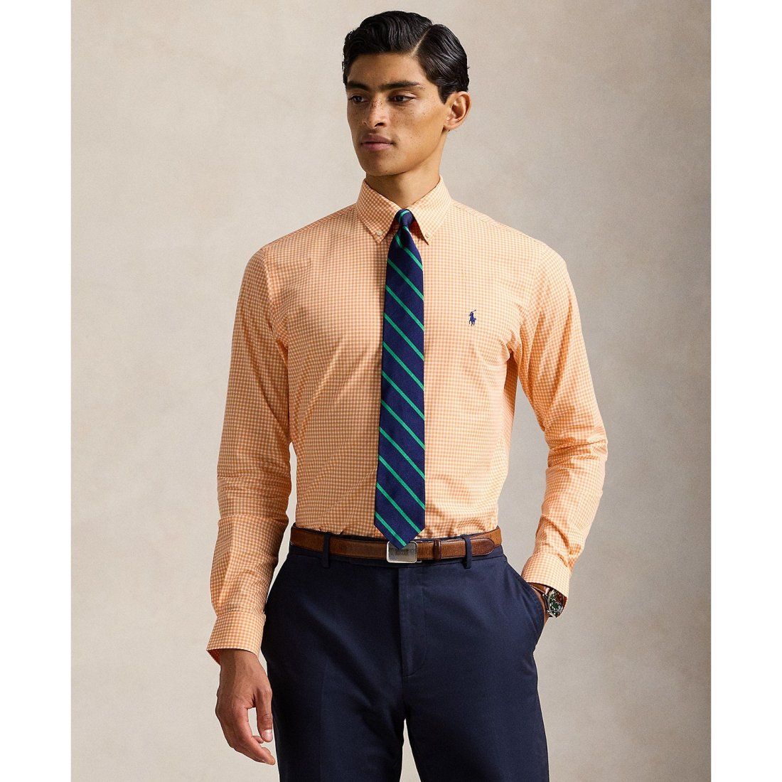 Polo ralph lauren - Chemise 'Classic-Fit Gingham Stretch Poplin' pour Hommes