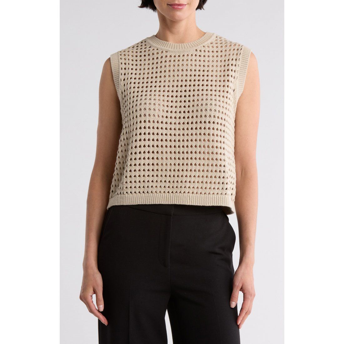 Donna karan - Gilet 'Open Stitch' pour Femmes
