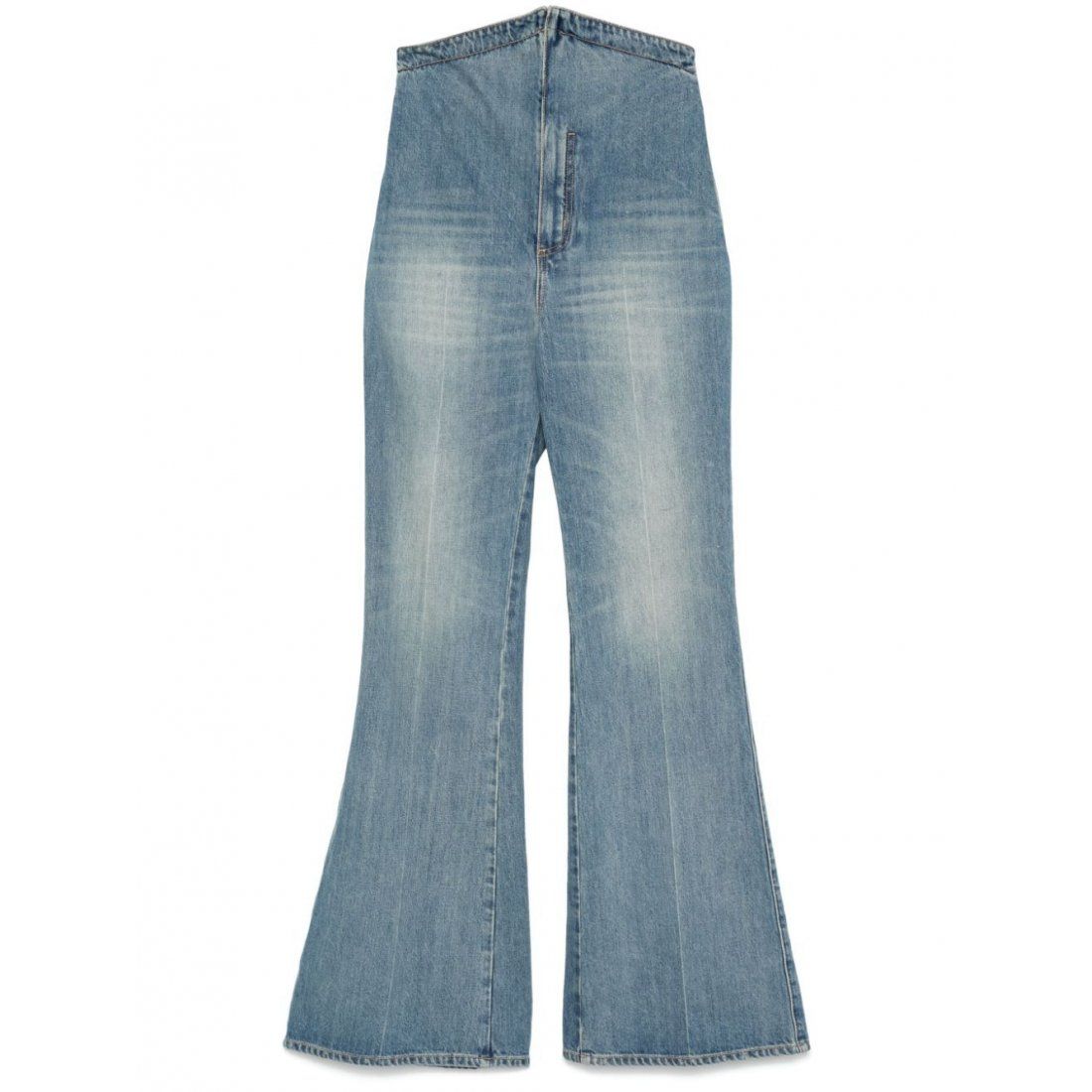 Alexander mcqueen - Jeans 'Fold Over Waist' pour Femmes