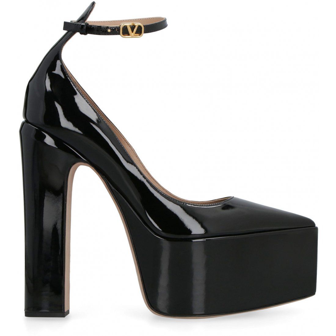 Valentino - Escarpins 'Tan-Go Patent Pointy-Toe' pour Femmes