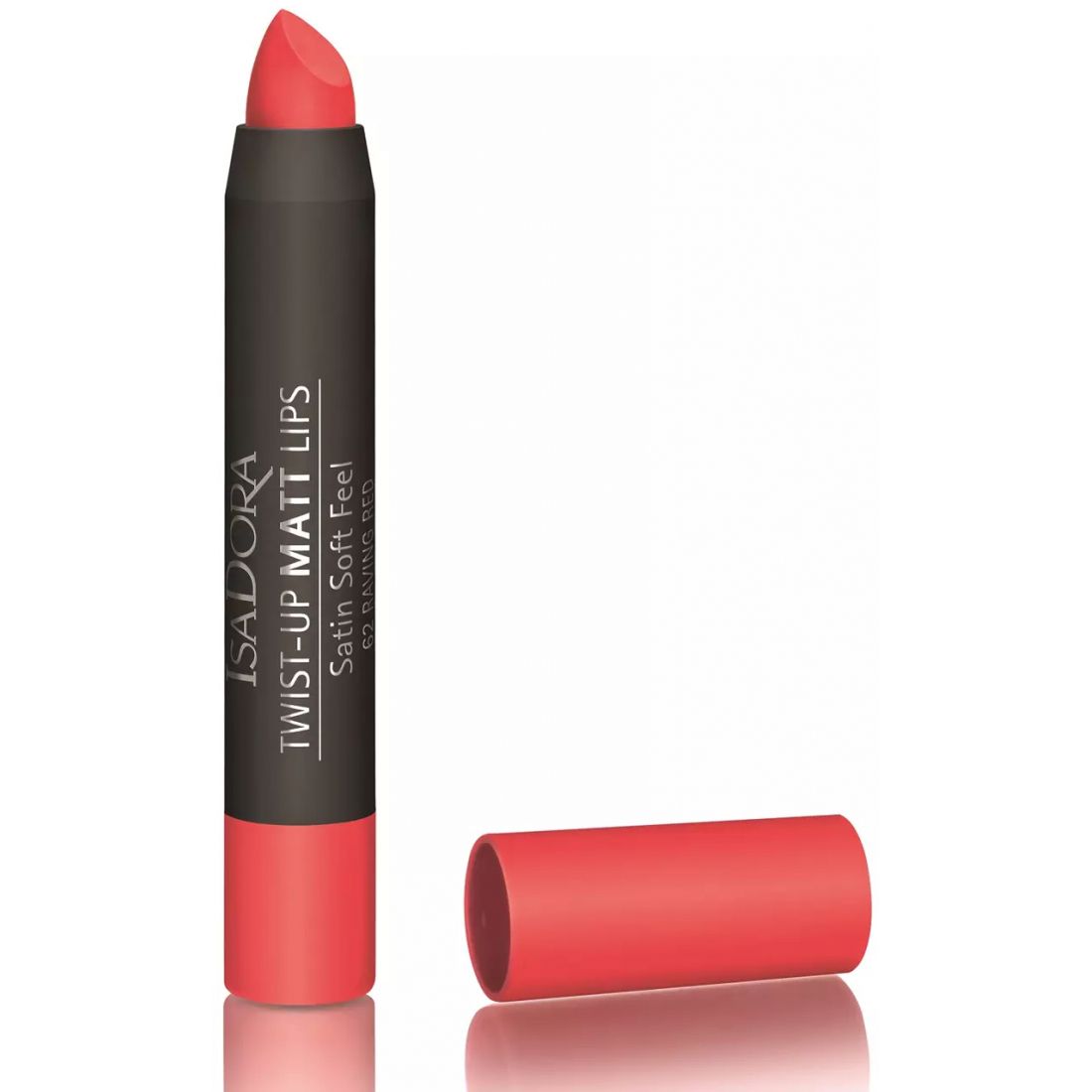 Isadora - Rouge à Lèvres 'Twist-Up Matt' - 62 Raving Red 3.3 g