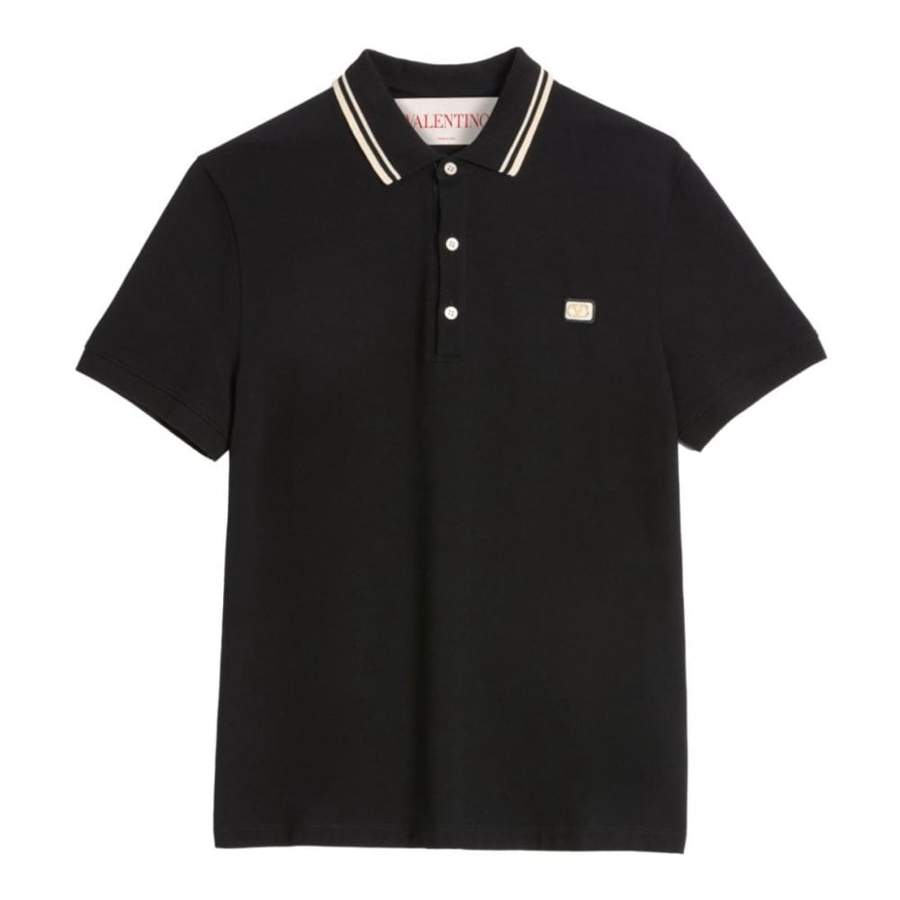 Valentino - Polo 'VLogo-Patch' pour Hommes