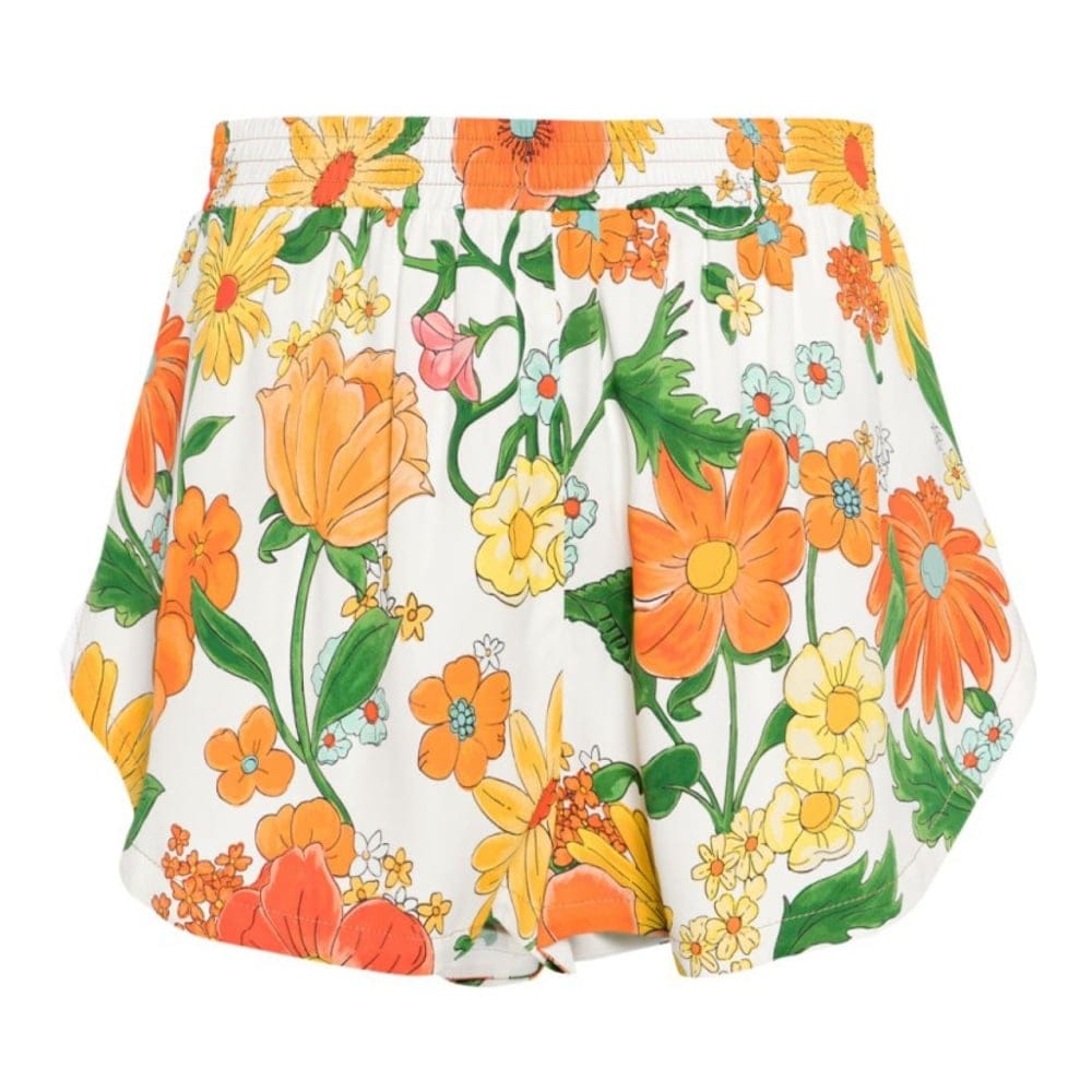 Stella mccartney - Short en coton 'Floral-Print' pour Femmes