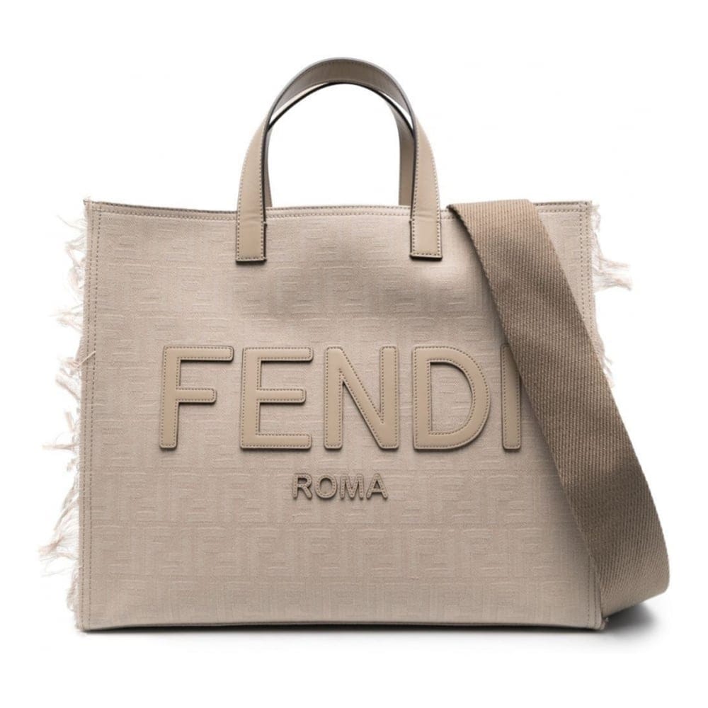 Fendi - Sac Cabas 'Large FF Fringed' pour Hommes