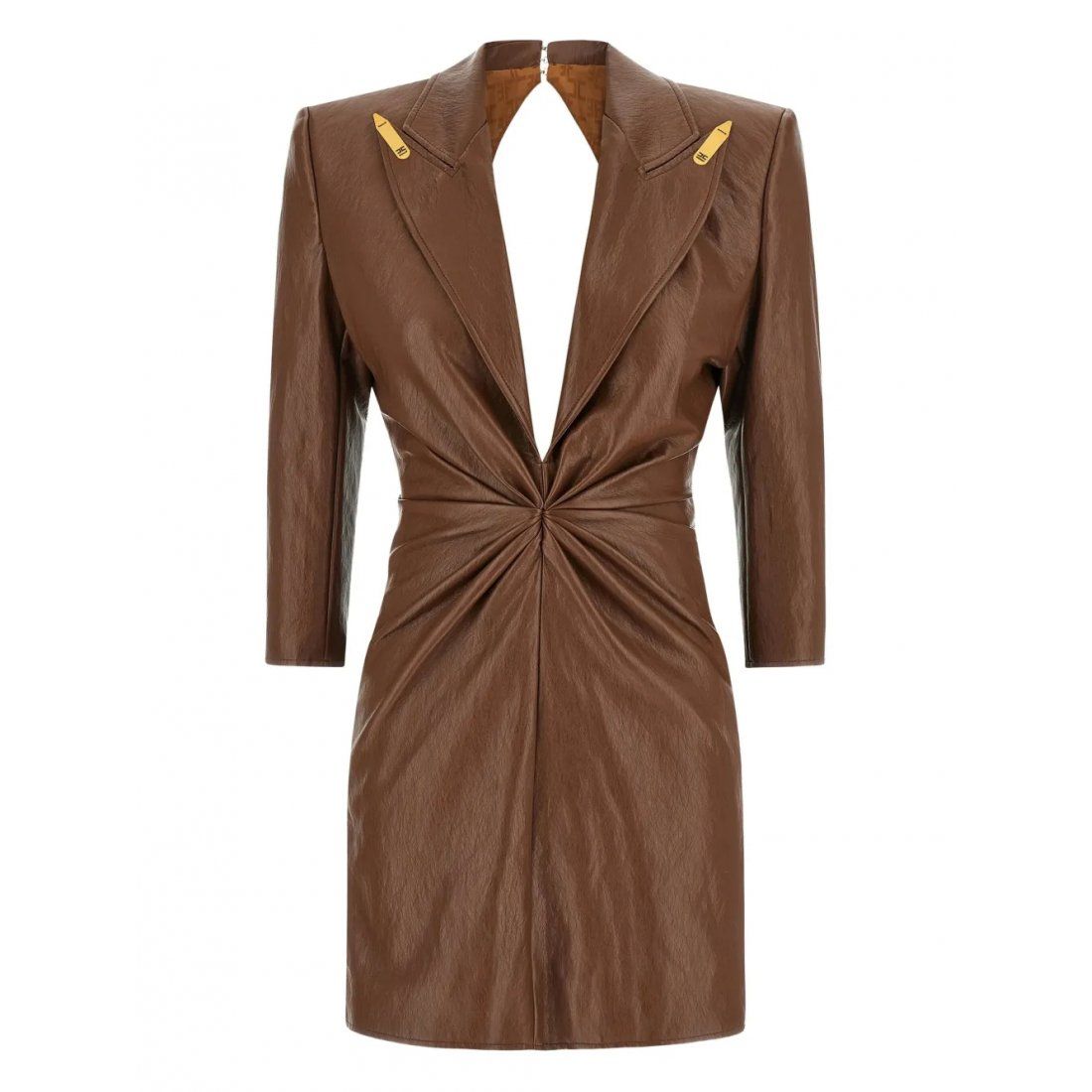 Elisabetta franchi - Robe mini 'Peak-Lapel' pour Femmes