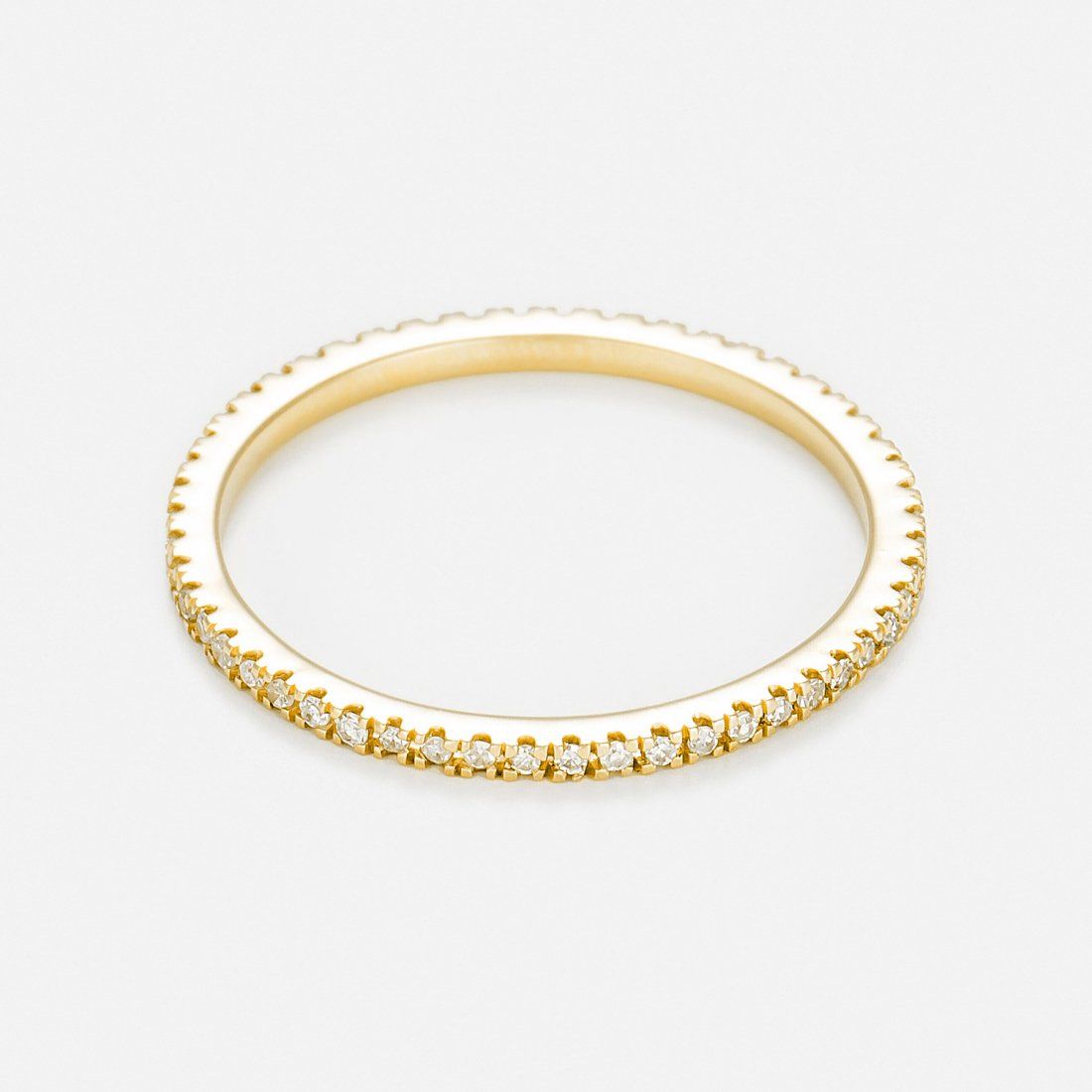 Comptoir du diamant - Bague 'Belle Alliance Tour Complet' pour Femmes