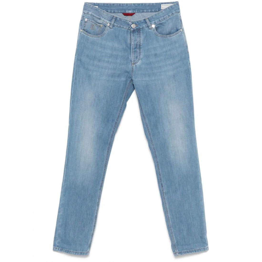 Brunello cucinelli - Jeans 'Cuffed-Hem' pour Hommes