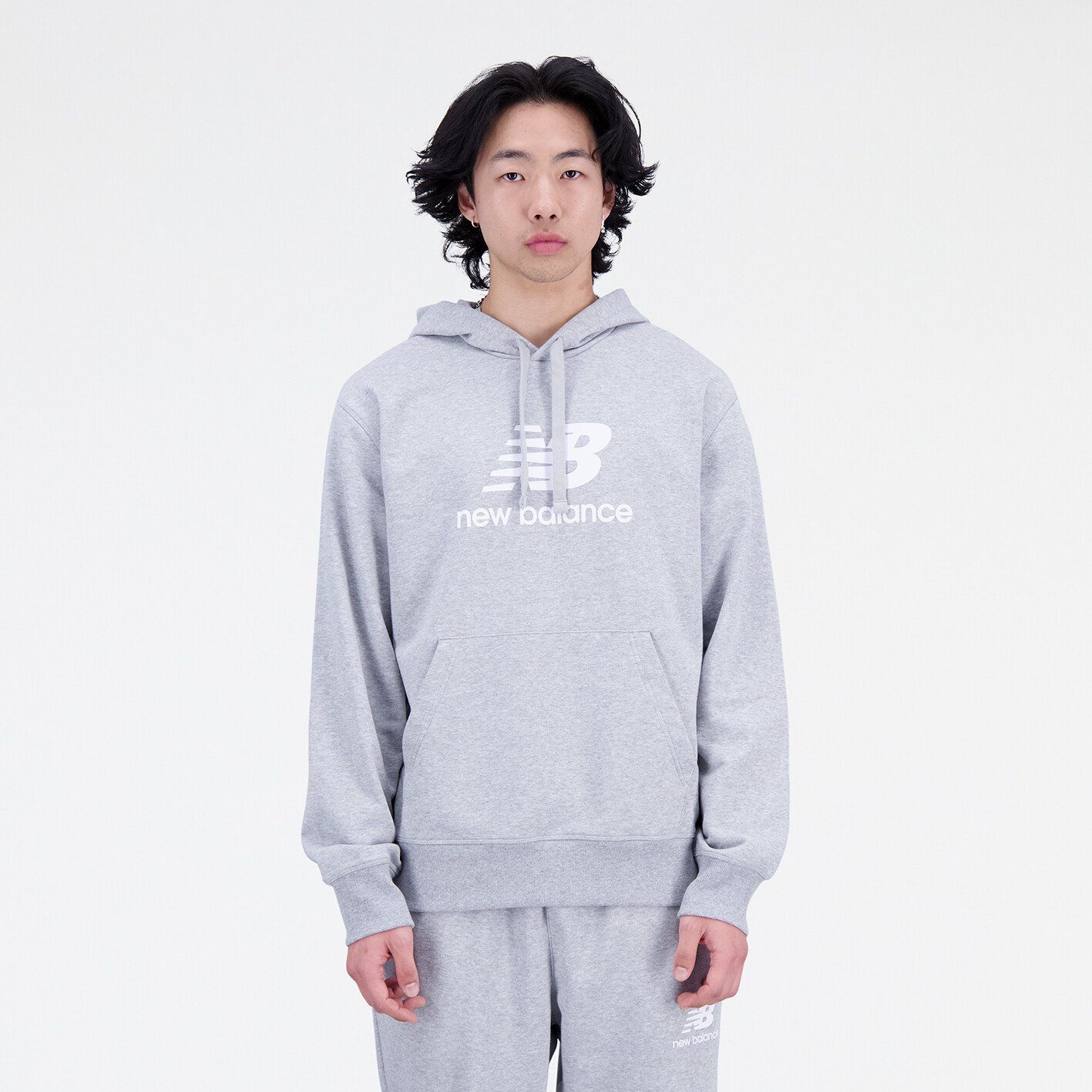 New Balance - Essentials Stacked Logo Hoodie