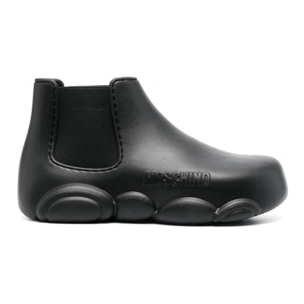 Moschino - Bottines 'Gummy Logo-Embossed' pour Femmes