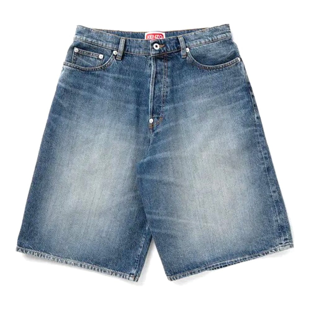 Kenzo - Short en jean 'Vintage Effect' pour Hommes