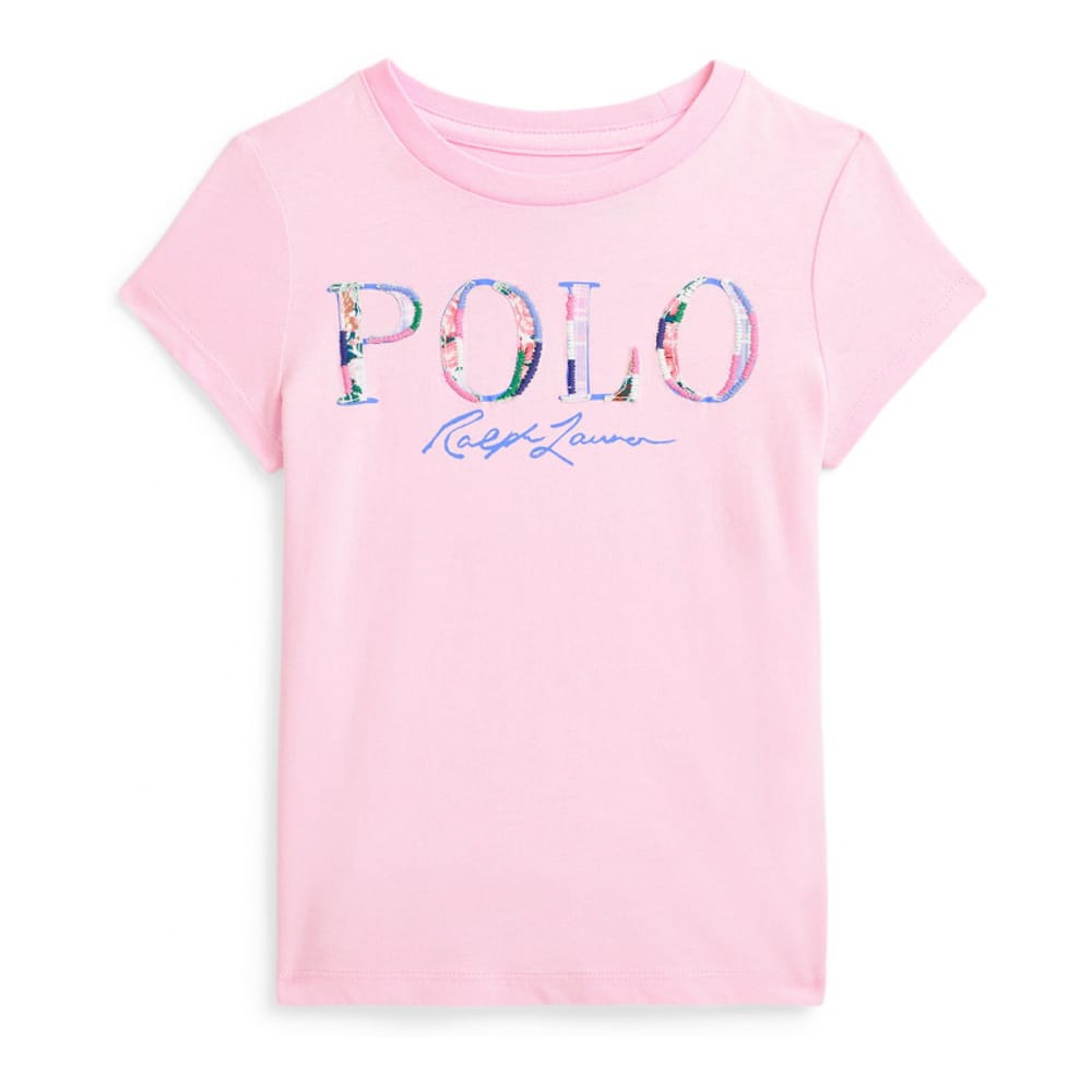 Ralph lauren kids - "T-shirt 'Logo Cotton Jersey' pour Petites filles"