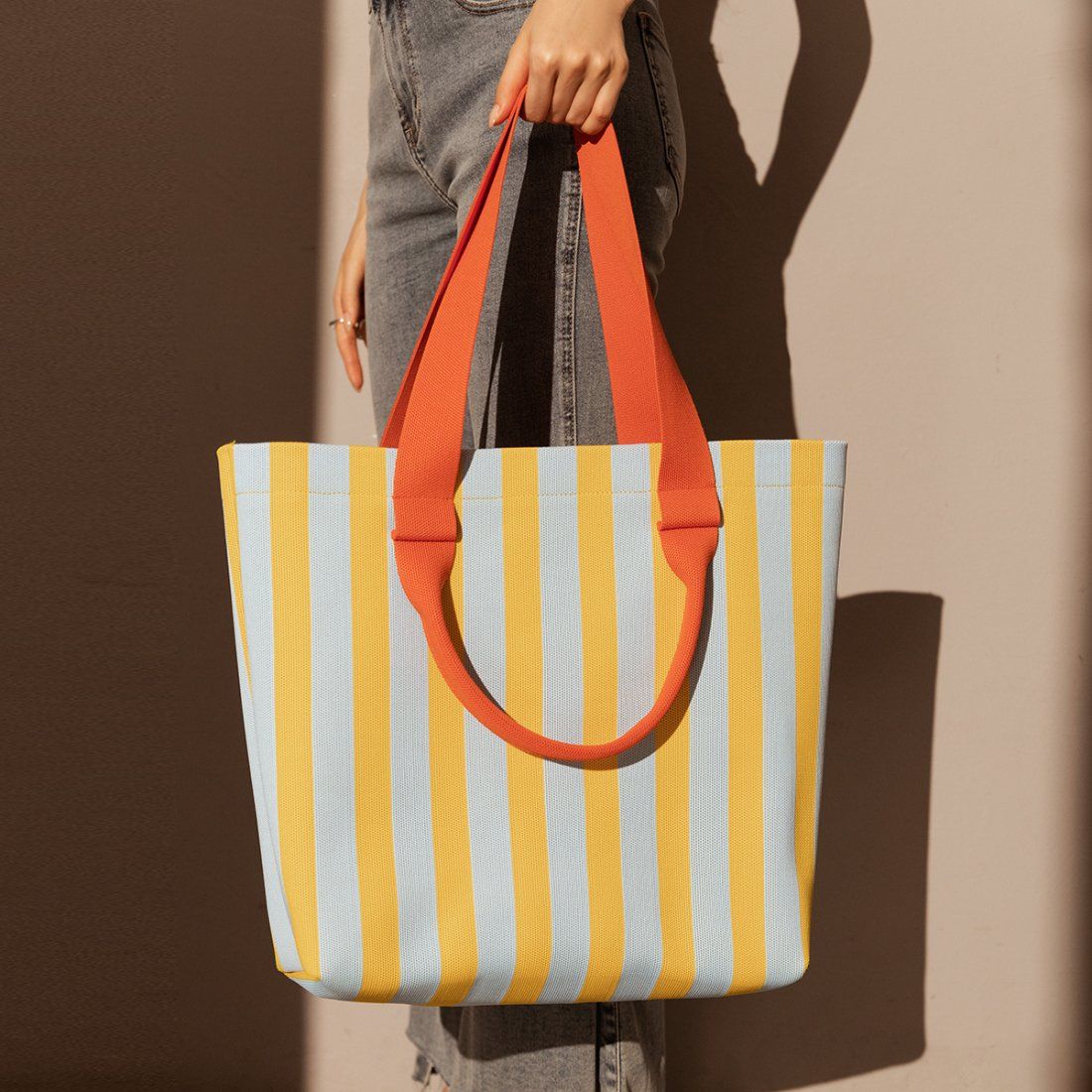 Cilela - Sac Cabas 'Retro Striped' pour Femmes