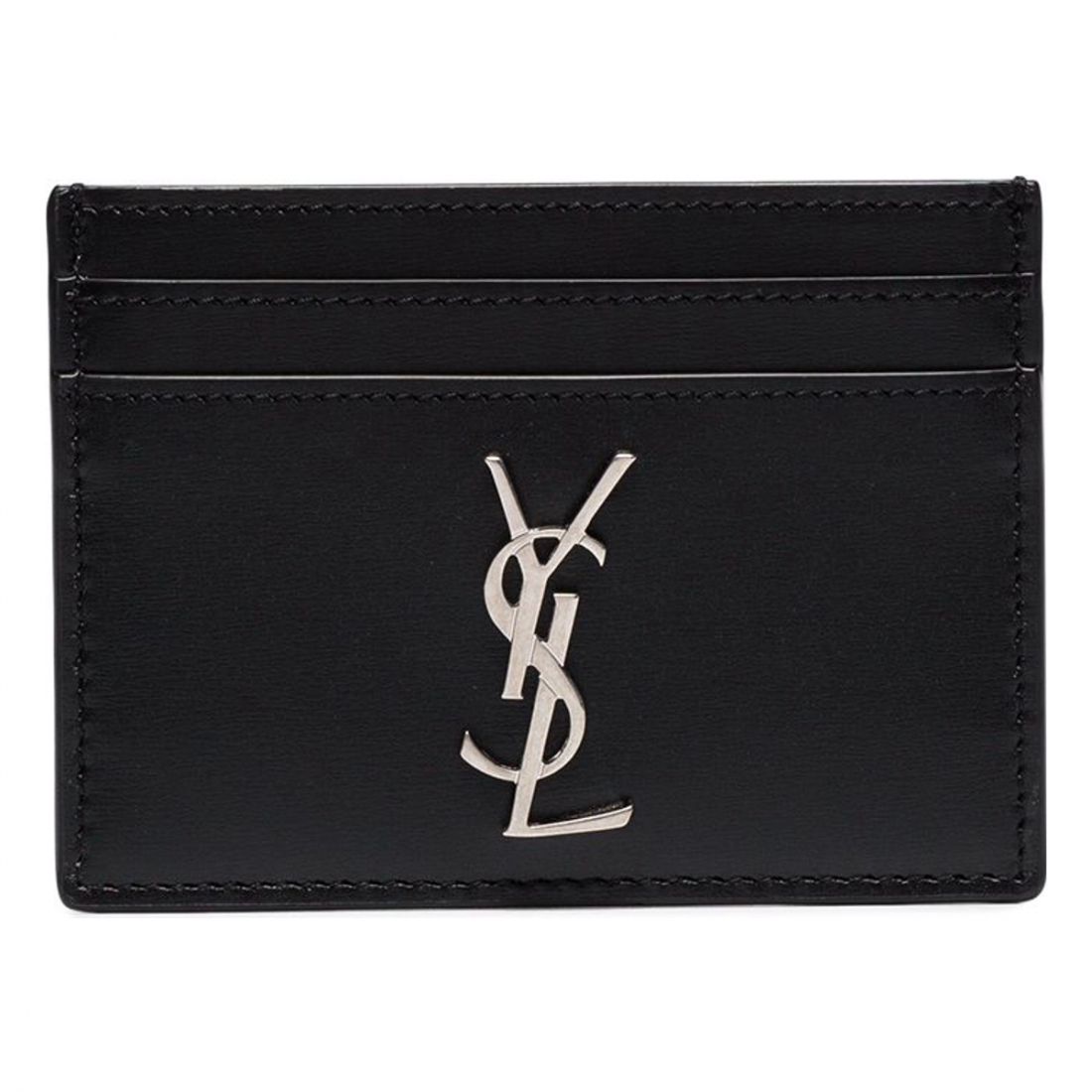 Saint laurent - Porte-carte 'Logo Plaque' pour Hommes