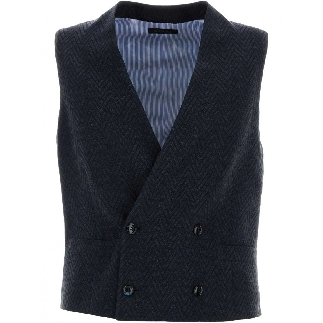 Giorgio armani - Gilet 'Zigzag' pour Hommes