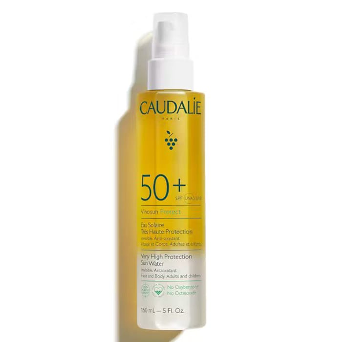 Caudalie - Eau solaire protectrice 'Vinosun Très Haute Protection SPF50+' - 150 ml