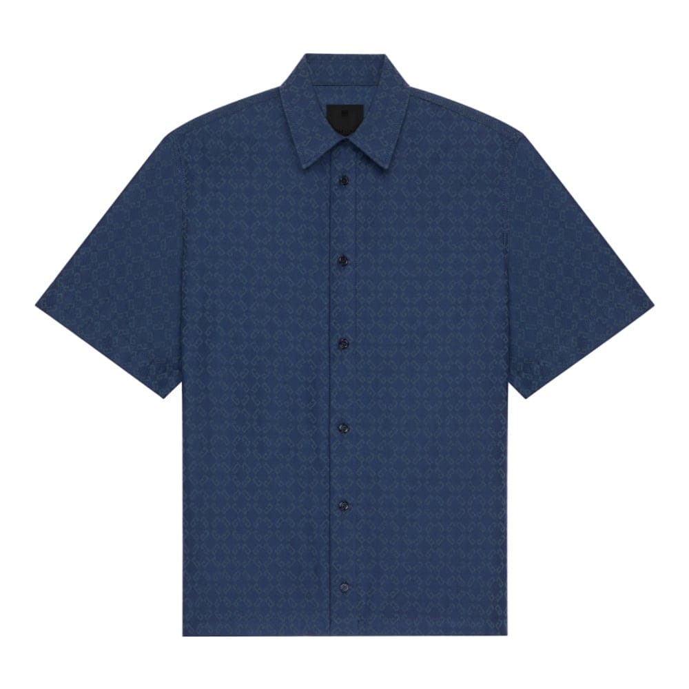 Givenchy - Chemise à manches courtes 'Shiny Monogram 72' pour Hommes
