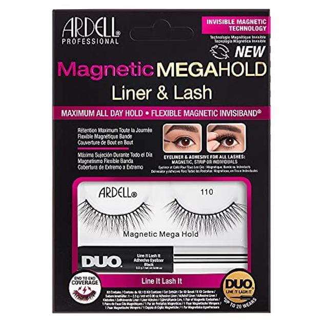 Ardell - Faux-cils magnétiques 'Megahold Liner & Lash' - 110 2 Pièces