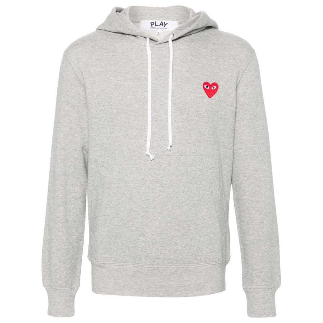 Comme des garçons play - "Sweatshirt à capuche  'Heart-Patch'"