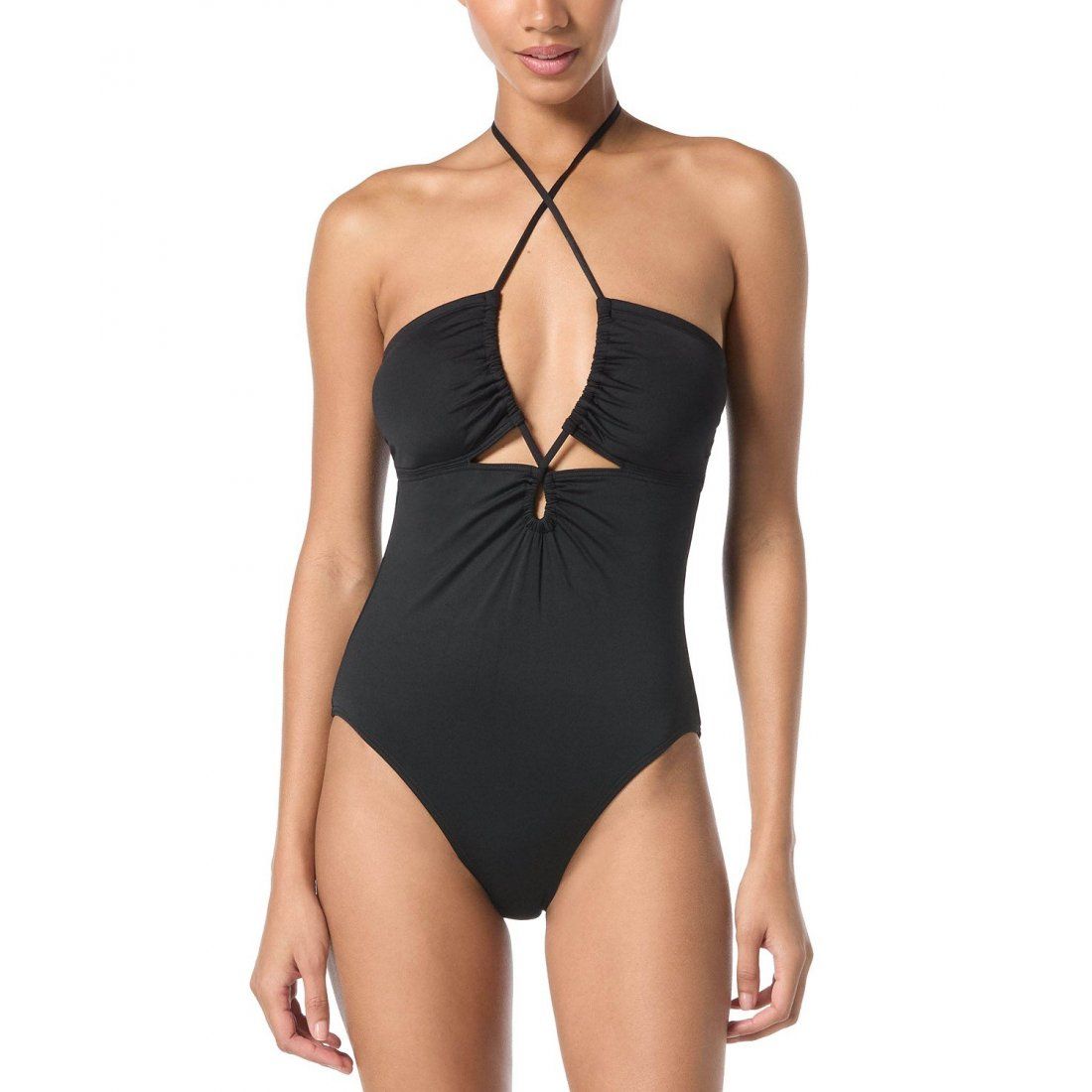 Michael kors - Maillot de bain 'Laced Keyhole Halter' pour Femmes