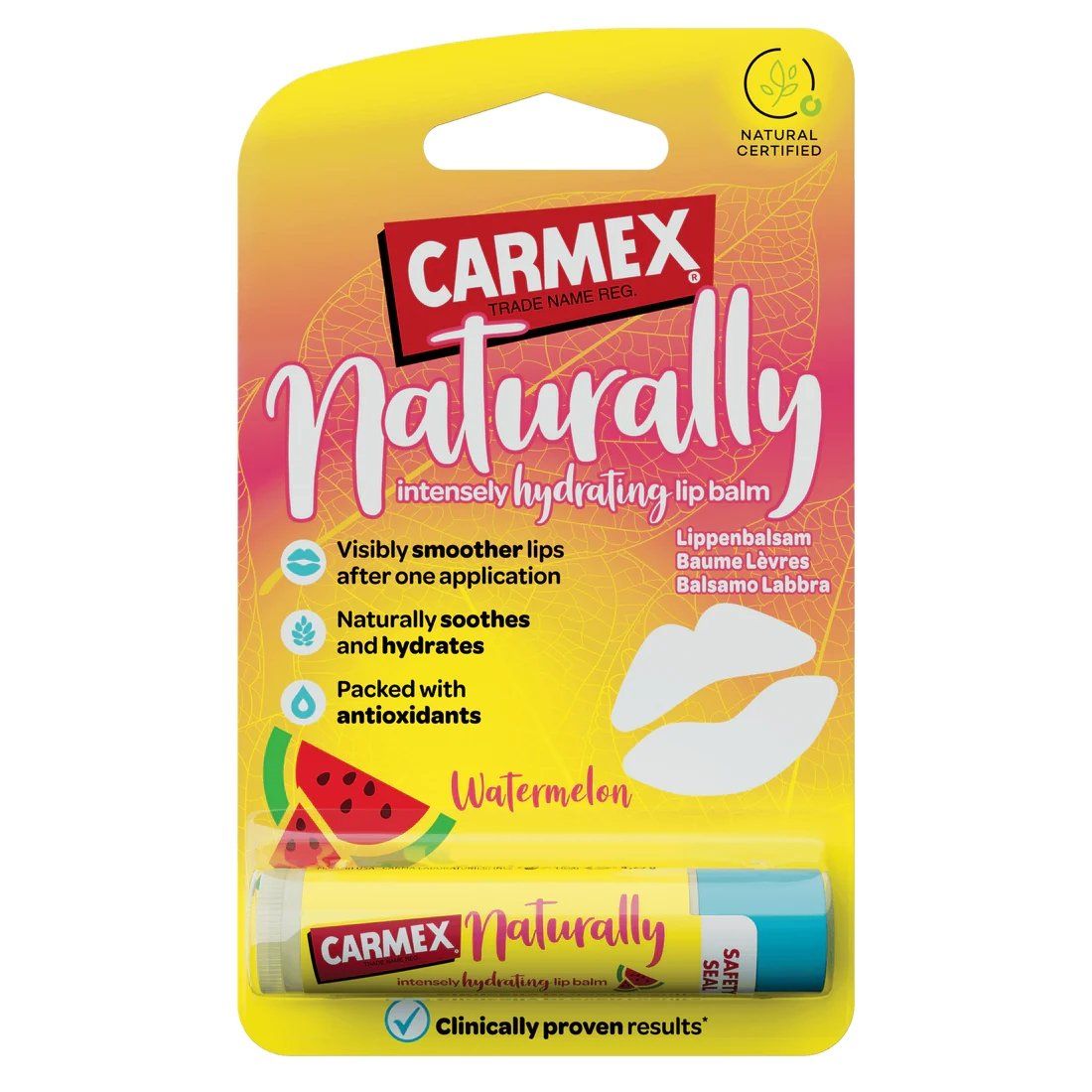 Carmex - Baume à lèvres 'Naturally Watermelon' - 4.25 g