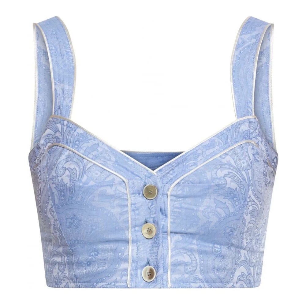 Etro - Crop Top 'Printed' pour Femmes