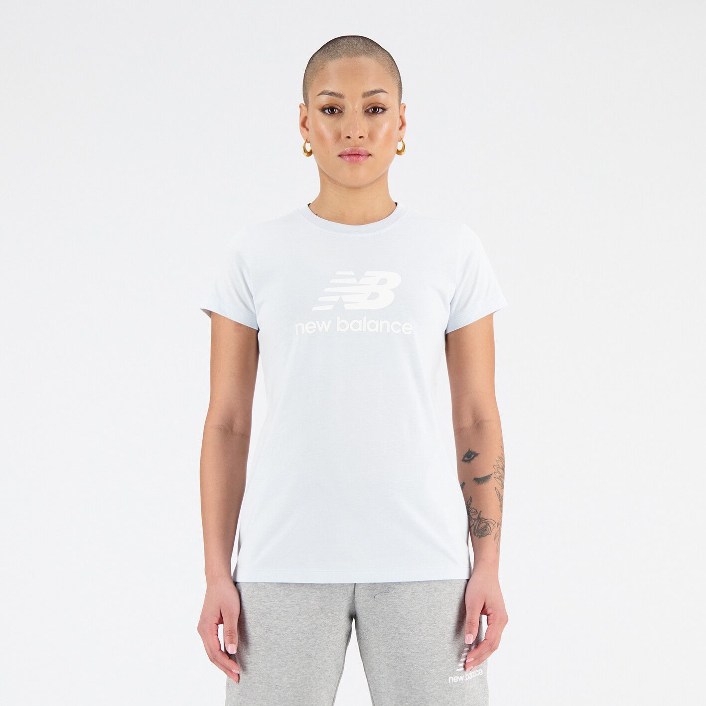 New Balance - W Essentials Stacked Logo T-Shirt