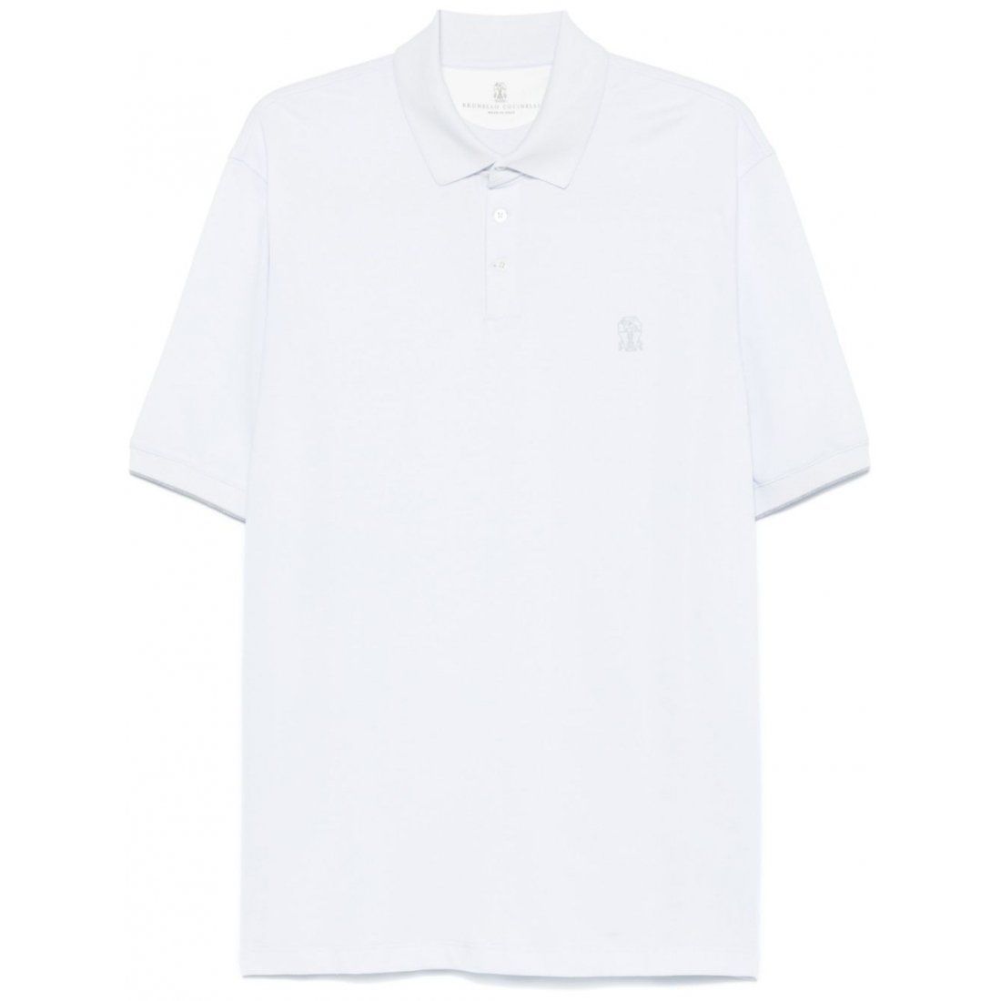 Brunello cucinelli - Polo 'Logo-Print' pour Hommes