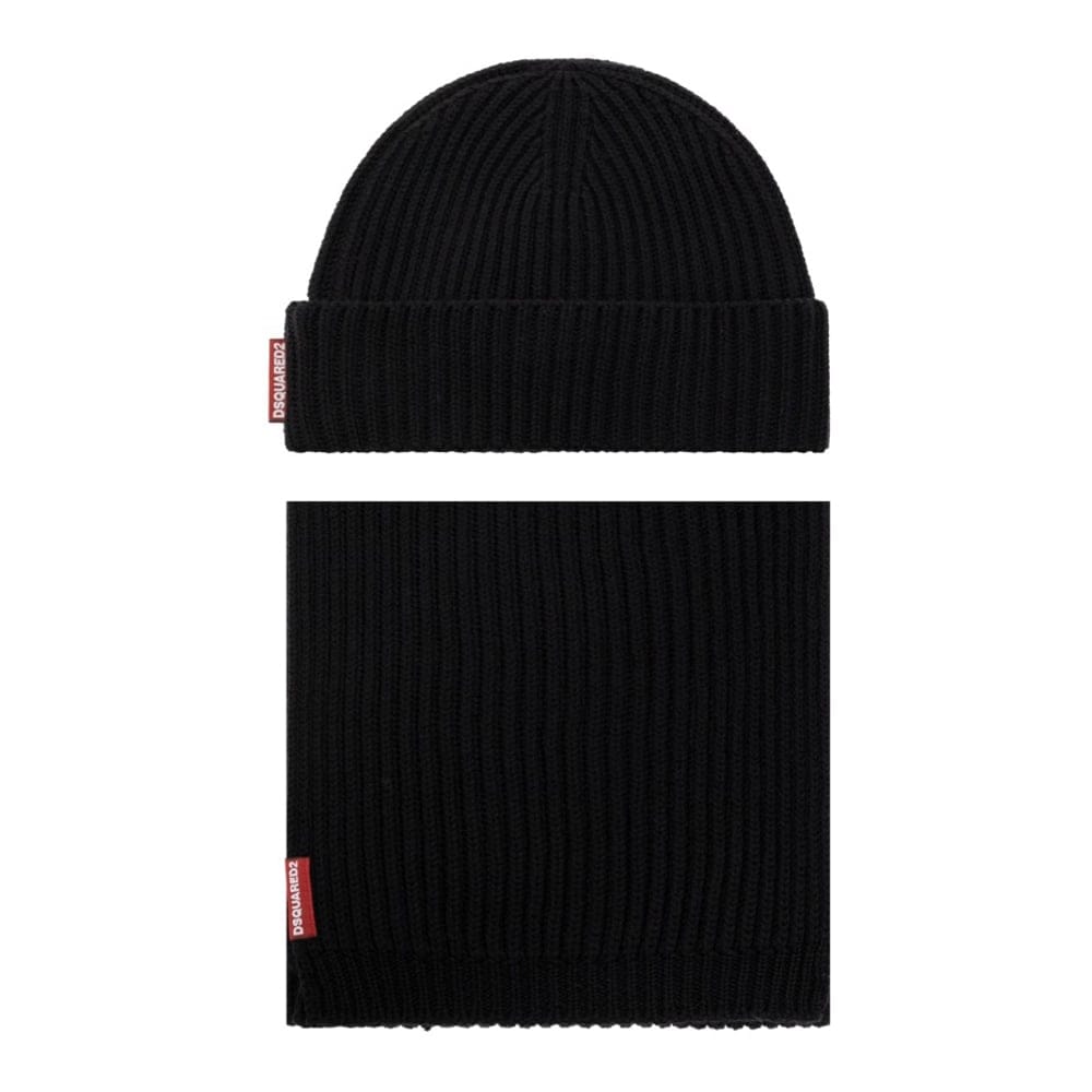 Dsquared2 - Ensemble bonnet et écharpe pour Hommes