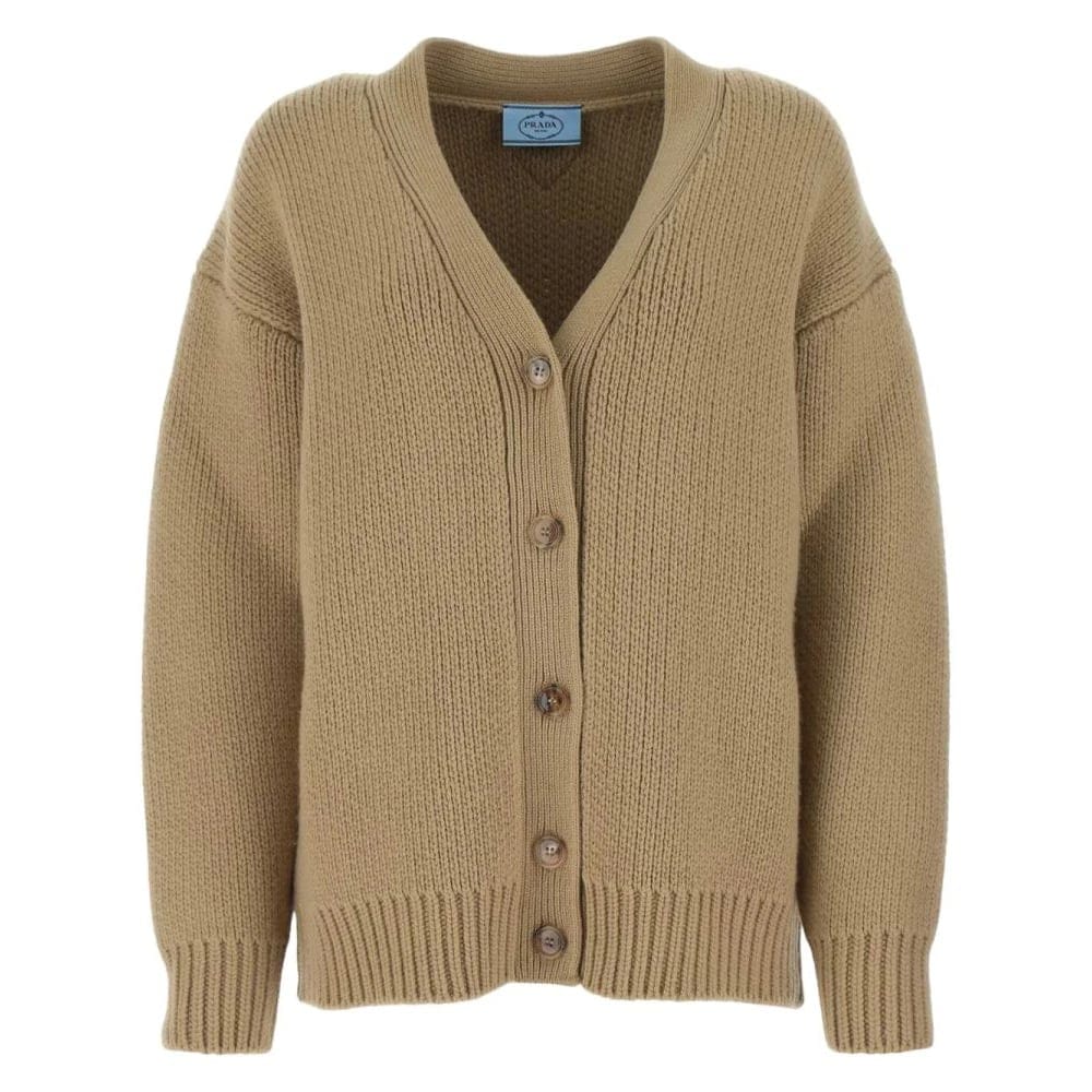Prada - Cardigan 'Triangle-Logo Oversized' pour Femmes