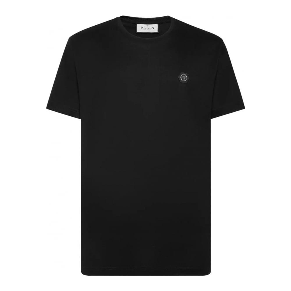 Philipp plein - T-shirt 'Logo-Appliqué' pour Hommes