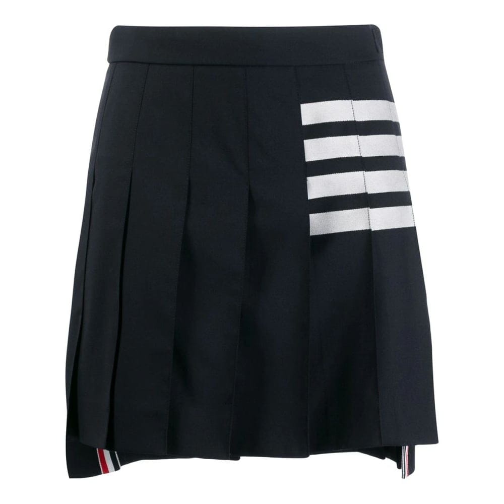 Thom browne - Mini Jupe '4-Bar Pleated' pour Femmes